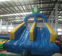 Toboggan aquatique gonflable Alliance Commercial pour piscine, en PVC haute résistance et grande capacité, pour usage extérieur