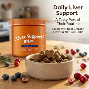 Soporte para el hígado Mordeduras Masticables suaves Aceite de Palma Curcumina Extracto de cúrcuma Lecitina de girasol Cardo Mariano Suplemento para el cuidado de <span class=keywords><strong>la</strong></span> salud de mascotas Perro - Product Image 5