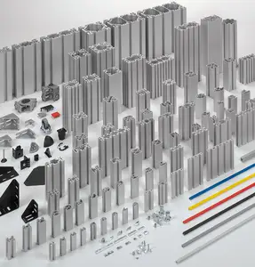 Profil ekstrusi aluminium lentur profil kotak <span class=keywords><strong>Alu</strong></span> dengan hasil akhir teranodisasi untuk aplikasi industri dan pintu LED - Product Image 2