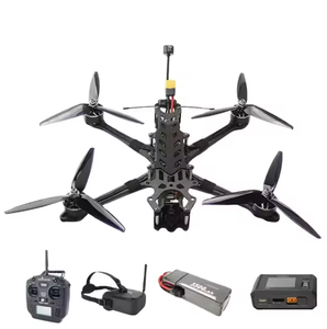 Dron <span class=keywords><strong>FPV</strong></span> de 7 Pulgadas <span class=keywords><strong>con</strong></span> Alcance de 10 km <span class=keywords><strong>y</strong></span> 32 Minutos de Vuelo, <span class=keywords><strong>con</strong></span> <span class=keywords><strong>Cámara</strong></span> <span class=keywords><strong>y</strong></span> <span class=keywords><strong>GPS</strong></span>, 5.8G 3W 1200TVL VTX RTF ESC, Dron de Carreras de Alta Velocidad, Mini UAV - Product Image 2