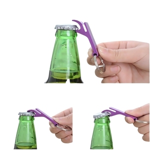 Giá rẻ tùy chỉnh nhôm mở chai Keychain xúc tiến Bán buôn giá rẻ Móc chìa khóa mở chai khắc mở chai cho món quà - Product Image 3