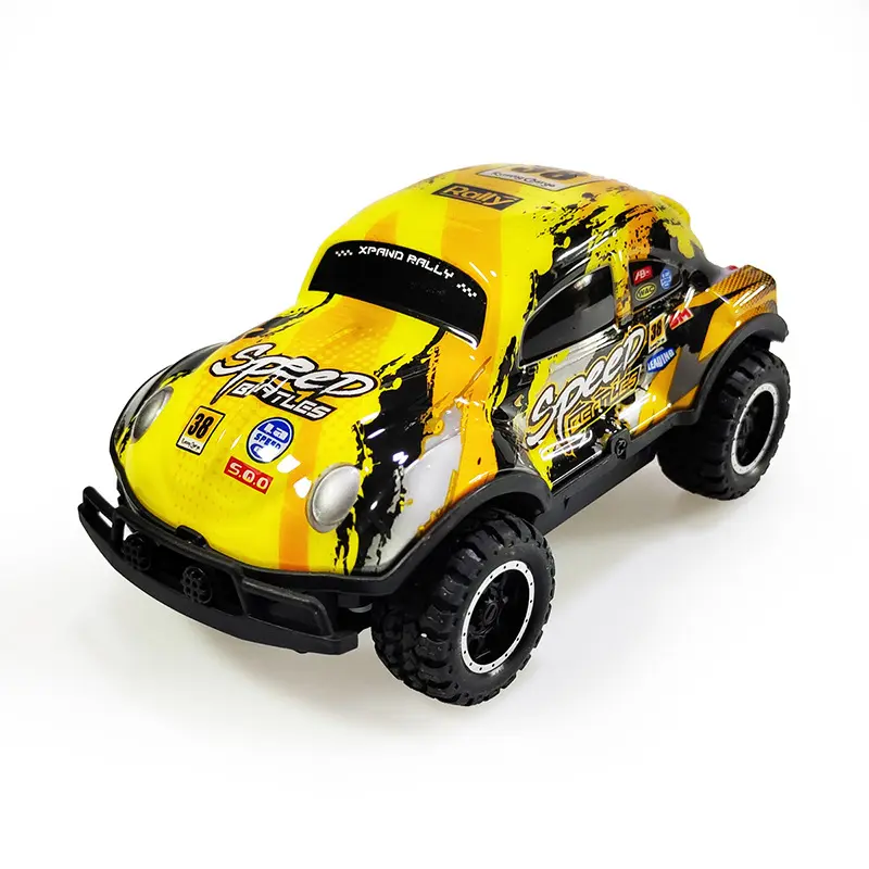 1:24 Off-road drift car with lights, cross-border Beetle remote control car, foreign trade uncharged children's toy car