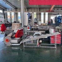 Extrudeuse de granulés de plastique recyclé PP PE ABS PVC personnalisée 380V 200-1000kg/h, machine à granulés à double vis, garantie 1 an