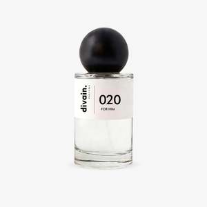 Divain 020 Eau De Parfum per Lui, Fragranza Orientale Primaverile a Intensità Moderata - Product Image 1