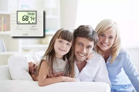 Termostato de bomba de calor de aire acondicionado de habitación electrónico no programable Suuwer 24V para el hogar