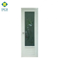 중국 광저우 공급업체 중국 공장 욕실 유리문 디자인 PVC UPVC 화장실 문 플라스틱 PVC 욕실 문 EPDM
