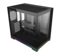 Meilleure vente de boîtier d'ordinateur de jeu en verre trempé boîtier HD USB3.0 ATX boîtier d'ordinateur de jeu avec bande de LED