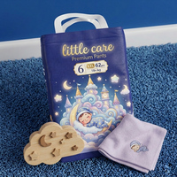 Sachet Doypack LDPE Haute Qualité Anti-humidité avec Impression Gravure pour Emballage Extérieur de Couches Bébé Jetables avec Poignée Découpée