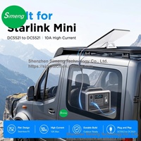 Starlink Mini Standard 4/4X/V5 Ethernet-Adapter Flachkabel Typ-C zu DC Flammhemmendes PVC-Kabel Verbindungsstück für Gen 3/V3/V4