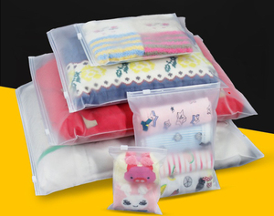 Bolsas de plástico con cierre de cremallera <span class=keywords><strong>para</strong></span> <span class=keywords><strong>ropa</strong></span>, embalaje con logotipo personalizado, envío rápido - Product Image 3