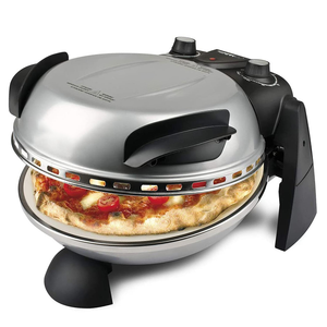 <span class=keywords><strong>Four</strong></span> à pizza électrique 12 pouces avec deux éléments chauffants pâte à cuire <span class=keywords><strong>four</strong></span> rapide machine à pizza - Product Image 6