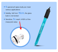 Électrode pH avec connecteur BNC, sonde pH de qualité laboratoire personnalisée pour piscine/hydroponie, sonde pH économique