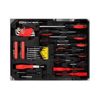 Ensemble d'outils professionnels Steeltreks 187 pièces en chrome vanadium avec levier à roue, finition miroir mate, en coffret aluminium, fabrication allemande