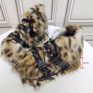 Bottines plateforme gothique punk pour femmes, à clous, boucle crâne, semelle épaisse, <span class=keywords><strong>bottes</strong></span> hautes gothiques à la cheville pour festival cosplay - Product Image 3