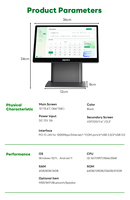 Fabricant de systèmes de point de vente, système POS tout-en-un Android Win10/11, caisse enregistreuse bon marché, écran de point de vente, systèmes POS