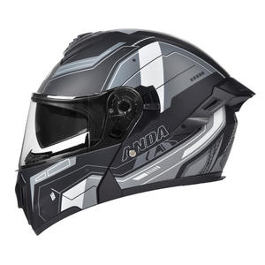 หมวกกันน็อคแบบเปิดหน้าสำหรับขี่จักรยานใช้ได้ทุกเพศหมวกกันน็อคมอเตอร์ไซค์แบบแยกส่วนสำหรับผู้ใหญ่ผลิตจากโรงงาน - Product Image 1