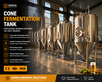Fermenteur Unitank 1000L en acier inoxydable pour brasserie artisanale