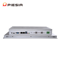 Pantalla táctil montada en la pared integrada de 15,6 pulgadas, computadora todo en uno I3 i5 I7 IP65, resistente al agua, 2LAN, 6Com, PC de Panel Industrial sin ventilador