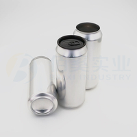 Fournisseur de canettes en aluminium standard et personnalisées de 330 ml et 500 ml avec couvercle facile à ouvrir pour l'emballage de café, de thé et de boissons