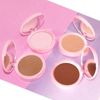 Meilleure poudre rose de réglage du visage OEM Maquillage mat et imperméable longue durée Vegan de marque privée 10 options de couleur poudre pressée