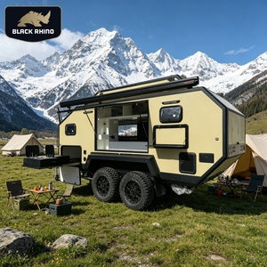 <span class=keywords><strong>Caravane</strong></span> tout-terrain Asuntovaunu à <span class=keywords><strong>double</strong></span> essieu avec toilettes, capacité 6 personnes, pour le marché britannique - Product Image 1