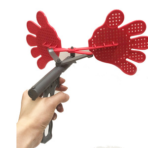 Handheld Dual Palm Fly Swatter Plastic Portable Indoor Mosquito Repellent Household Use - Product Image 1