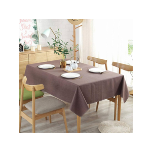 Personalized Tasselled Half White Reusable 100% Cotton Embroidered White <b>6ft</b> Tablecloth for Casual Dining Quick Dry Features - Product Image 6