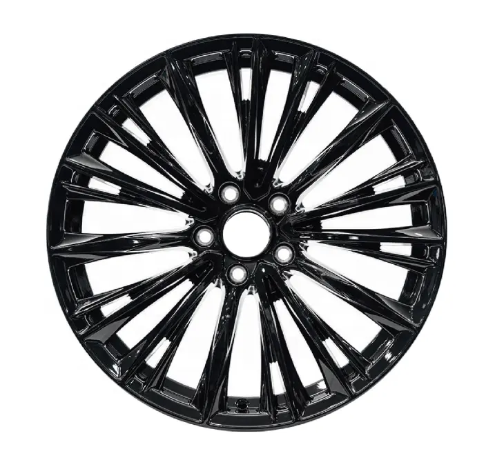 High accuracy 5x114.3 5x120 17 18 19 20 inch Black forged aluminum alloy passenger car wheels