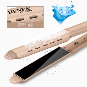 <span class=keywords><strong>Plancha</strong></span> plana seca y húmeda al por mayor Etiqueta Privada placa ancha rápida alisar <span class=keywords><strong>plancha</strong></span> de <span class=keywords><strong>pelo</strong></span> - Product Image 4