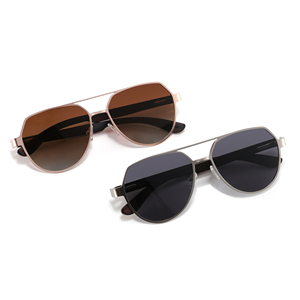 2025 moda hecha a mano CE UV400 gafas de sol polarizadas Eco logotipo personalizado hombres bambú madera sombras piloto gafas de sol para hombres - Product Image 3