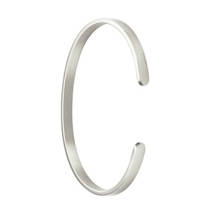 Bracciale a Polsino Personalizzato in Acciaio Inox Placcato Oro 14K con Incisione 'Be the Change' <span class=keywords><strong>da</strong></span> LOYALTY, 4MM 6MM 8MM - Product Image 5