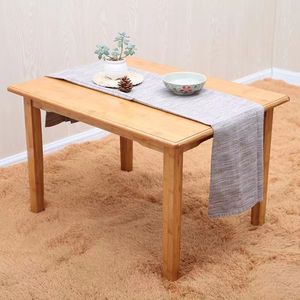Minimalist <b>Bamboo</b> Folding Coffee <b>Table</b> 60x40x27 Cm For Home Use Tatami Style - Product Image 3