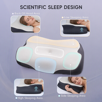 Oreiller Huaju Nouvelle Arrivée pour Dormeurs Latéraux, Anti-Bactérien, Thérapeutique, Orthopédique, Cervical, en Mousse à Mémoire de Forme avec Tissu Oeko-Tex
