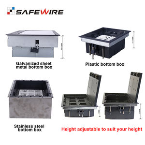 Enchufe de Piso Oculto a Prueba de Agua Más Vendido, Enchufes Emergentes de ABS de 220v <span class=keywords><strong>para</strong></span> Oficina - Product Image 5