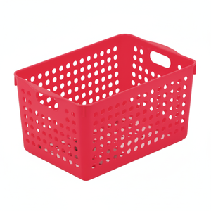 Cesto portaoggetti profondo rosso Inomata - Product Image 1