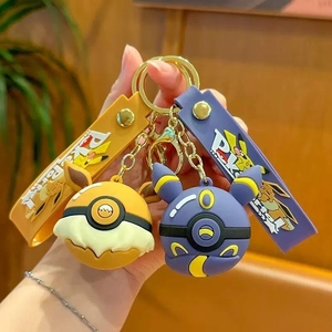 Llaveros de Muñecos 3D, Lindos Llaveros de Dibujos Animados de <span class=keywords><strong>Pokemon</strong></span>, Accesorios para Bolsos, Decoración, Llaveros Promocionales al por Mayor - Product Image 3