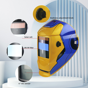 Casco de Soldadura Solar con 2 Sensores de Arco, Pantalla Amplia 4/9-13, TIG MIG, Batería Reemplazable, Cristal Líquido, 2 Sondas - Product Image 4