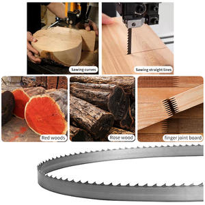 Lames de <span class=keywords><strong>scie</strong></span> <span class=keywords><strong>à</strong></span> <span class=keywords><strong>ruban</strong></span> en acier <span class=keywords><strong>à</strong></span> haute teneur en carbone de qualité industrielle OEM, finition blanche, haute résistance <span class=keywords><strong>à</strong></span> l'abrasion pour le travail du <span class=keywords><strong>bois</strong></span> et la scierie - Product Image 3