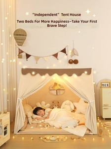 Piccola <span class=keywords><strong>tenda</strong></span> in tessuto per interni, base segreta per bambine, <span class=keywords><strong>casetta</strong></span> giocattolo per principesse, per neonati e bambini - Product Image 3