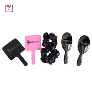 Muyang Op Maat Bedrukte Meisjes Elastische Haarbanden Logo Haar Scrunchies In Aangepaste Kleuren Kleine Moq <span class=keywords><strong>Hair</strong></span> Extension Tools - Product Image 3