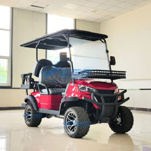 Carrito de Golf Eléctrico Rojo 2026, Vehículo Utilitario Nuevo, Construcción de Acero, Certificado CE, Legal para Circular en la Calle, Buggy, Scooters, Carritos de Golf Eléctricos - Product Image 3