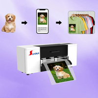 Impresora DTF Sunika 30cm Automática XP600 Multifuncional con Control por Teléfono Móvil e IA, Máquina de Impresión A4 para Camisetas