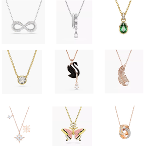 Collier HYPERBOLA en Cuivre et Bambou pour Femme, Luxe Léger, Niche Haut de Gamme, Nouveau Modèle 2024, Cristal Autrichien, Clavicule, Style Européen et Américain - Product Image 2