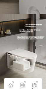 G837 Toilette intelligente suspendue tout-en-un, haute technologie, étanche, 110V/220V, toutes fonctions, commande vocale mains libres, G837 Wall - Product Image 4