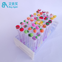 Groothandel Cartoon Kleurrijk Fruit Apple Lash Wand Wimper Borstel Buis Mascara Wand Lash Spoelies Tubes Wimper Lash Borstel Buis