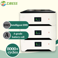 Batterie au lithium CAN hybride IP65 empilable de qualité supérieure 51,2 V 100 Ah 200 Ah 314 Ah 400 Ah LiFePO4 pour système solaire