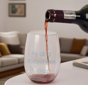Verres à vin sans pied en plastique résistant aux chocs, sans danger pour les aliments, avec illustrations personnalisées pour le camping et les voyages en voiture - Product Image 5