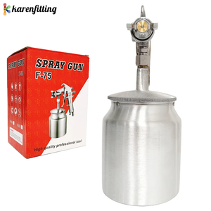 Pistolet de pulvérisation de peinture sans air haute pression industriel F75, moteur sans balais, gobelet de 600 ml, pulvérisateur efficace pour la peinture - Product Image 6