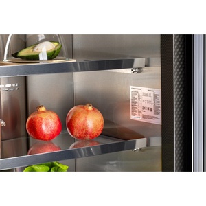 Réfrigérateur portable à compresseur intégré en acier inoxydable grande capacité, à portes françaises, pour usage domestique, hôtelier et extérieur - Product Image 5