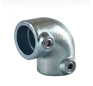High Quality Hot Dipped Galvanized Malleable Iron Casting Pipe Fitting Connector 1-1/2 Inch Round Tube DN15 <b>Yacht</b> Boat Hardware - Product Image 6